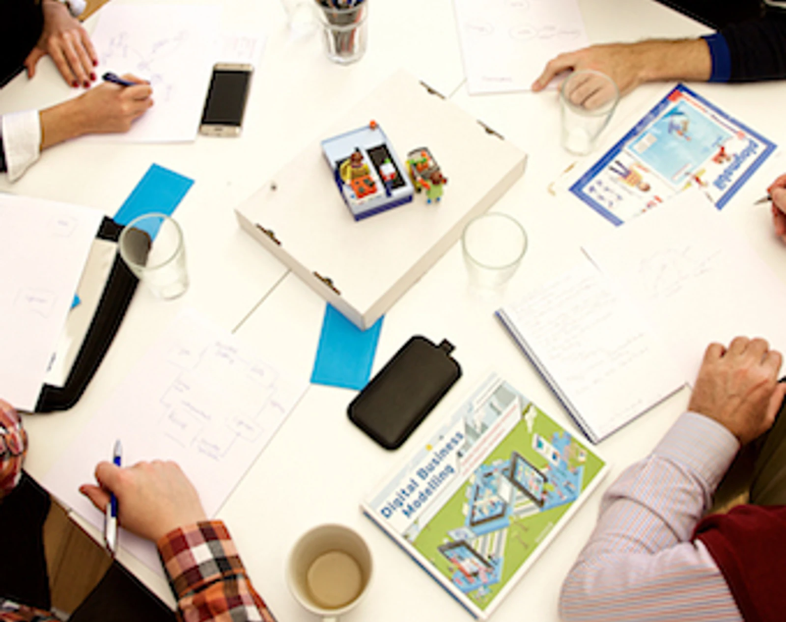 Gemeinsam Brainstorming